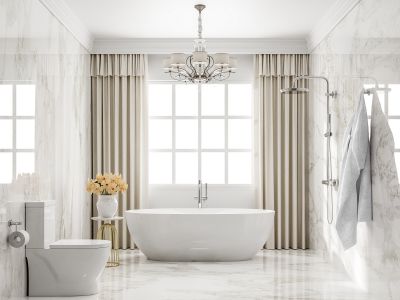 Traditional Bathtub Setup